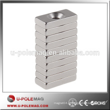 Magnetic N50 Super Strong Block Hole ímãs de 4mm Neodymium